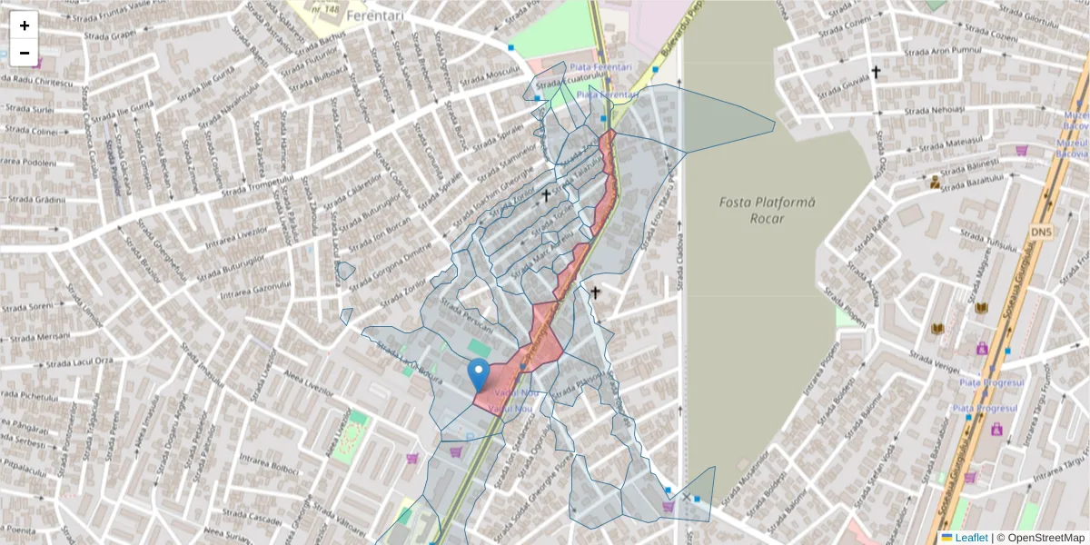 Cod poștal 051869 - hartă, localități, oficii poștale